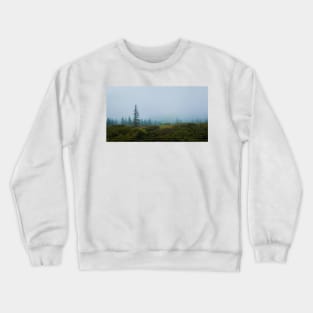 Gloomy mountains landscape Crewneck Sweatshirt